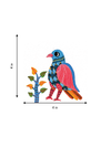 A Radiant Melody: Bird on a Branch in Gond by Kailash Pradhan