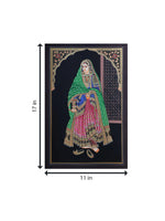 Amritsari Pair : Miniature Painting By Rajendra Sharma 