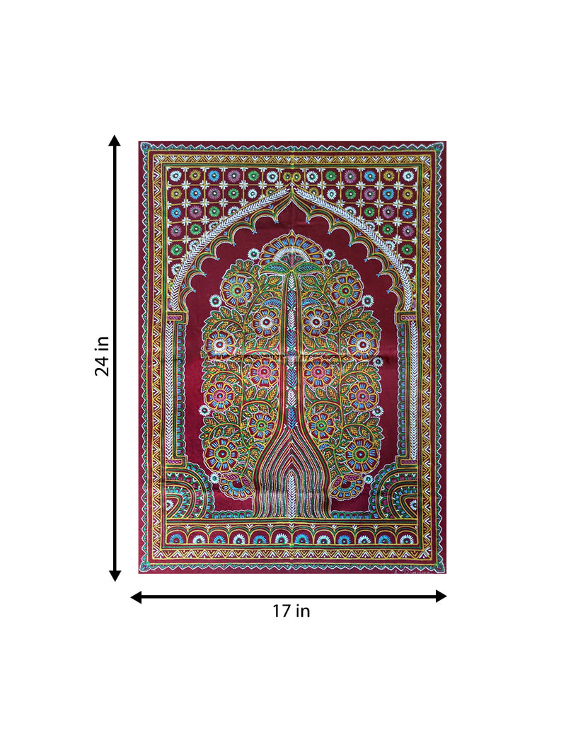 Beauty of tree of life in rogan art
