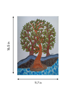Blossoming Trees in Gond by Sukhiram Maravi