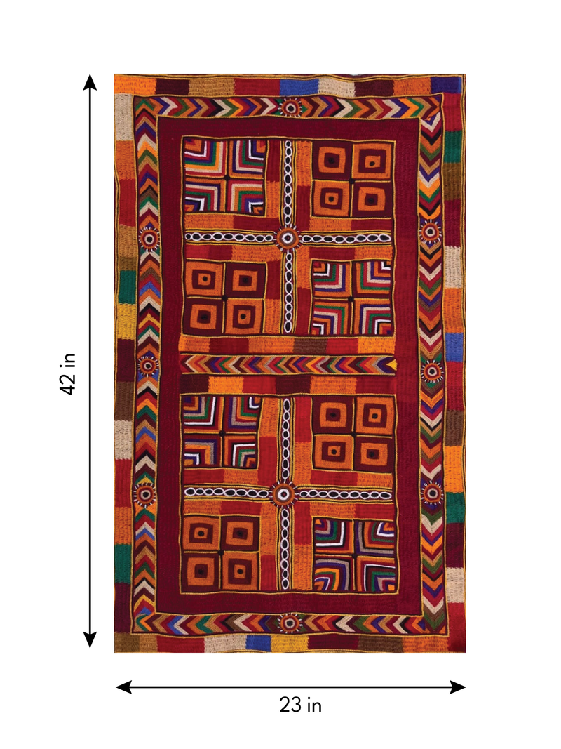 Burst of Colours in Banjara Embroidery by Sapavat Siddu