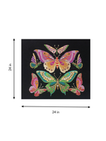 Butterfly Kaleidoscope in Zardozi by Md. Bilal