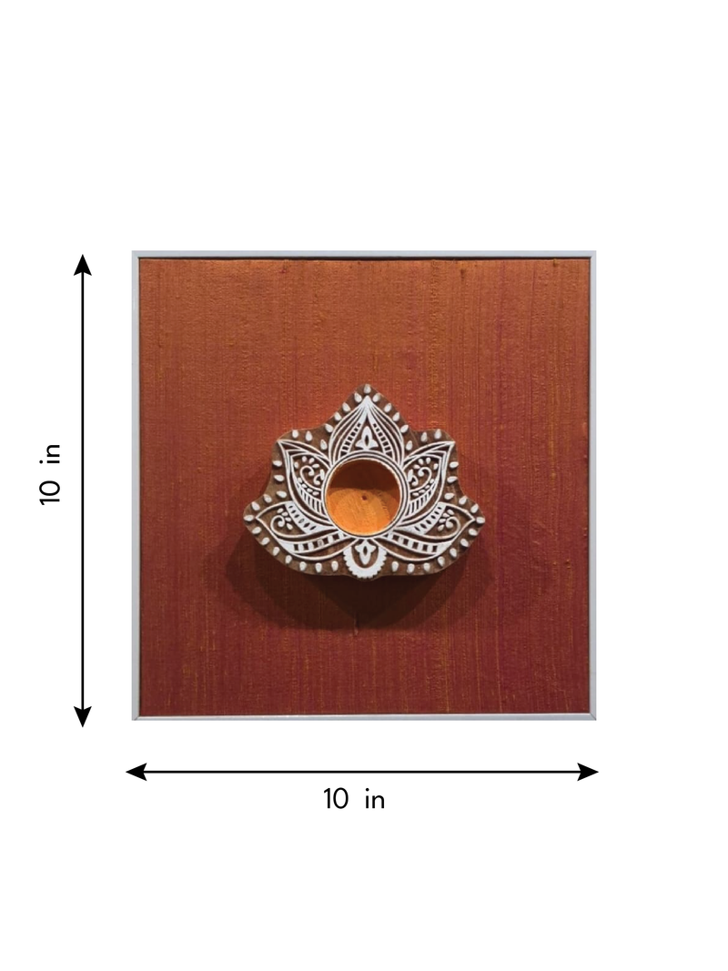 China Berry Leaf Wood Carved for Home Decor by Vikas Singh
