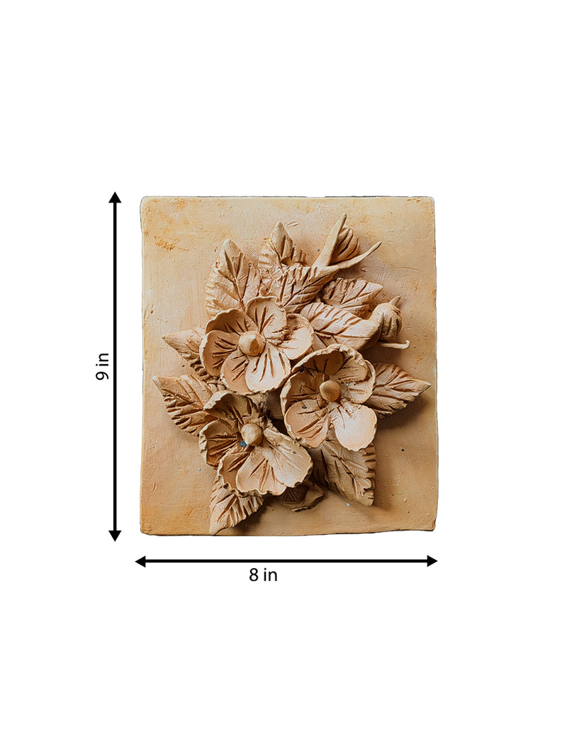 Clustered Blooms in Terracotta by Dolon Kundu