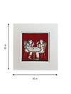 Coffee and Conversation: A Phad Painting by Kalyan Joshi