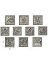 Dashavatar: The Ten Avatars of Vishnu in Kalamkari by Harinath N.