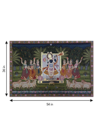 Devotional Night of Sharad Purnima: Shrinathji with Gopis in Pichwai by Shehzaad Ali Sherani