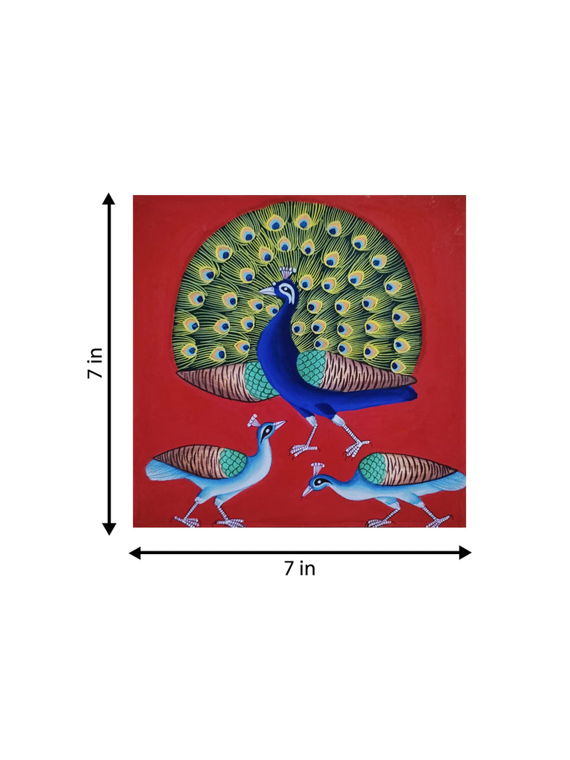Divine Peacocks: The Divine Birds in Pichwai by Naveen Soni