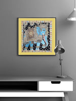 Elephant: Kalamkari Painting by Sudheer