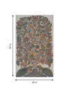 Floral Delight: Tree of life with Peacocks in Kalamkari by Harinath N