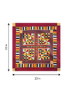 Geometric Harmony: Triangles and squares in Banjara Embroidery by Sapavat Siddu