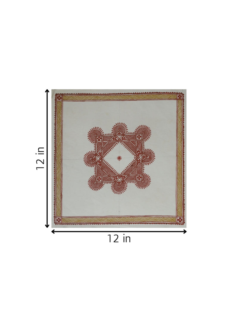 Geometric design in Chittara by Ishwar Chowda Naik