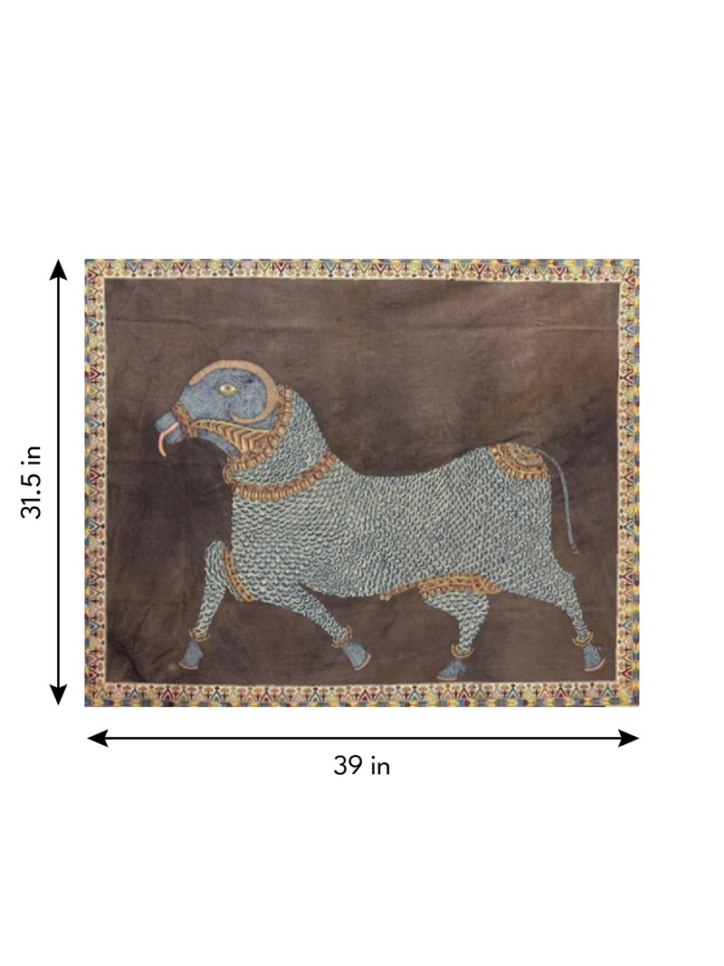 Get Mata's Ride: Ram (Male Sheep) in Mata ni Pachedi by Sanjay Chittara