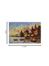 Ghats of Banaras in Acrylic by Ashish Kumar Mishra