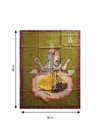 Harihara: The Cosmic Union of Lord Vishnu and Lord Shiva in Pichwai by Naveen Soni
