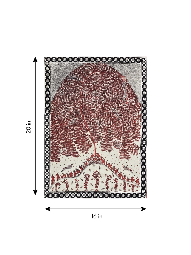 Interconnectedness: A Tree of Life Ni Pachedi By Vasant Manubhai Chitara