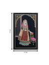 Jodhpuri Pair - Miniature Painting By Rajendra Sharma for sale