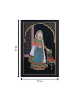Jodhpuri Pair : Miniature Painting By Rajendra Sharma