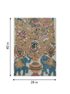 Kalpavriksha with Elephants in Kalamkari by Harinath N.