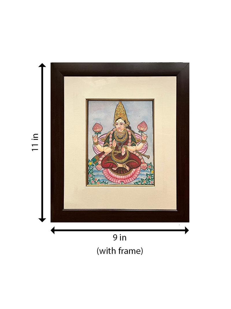 Lakshmi: Goddess of Opulence Mysore art by Hemalatha B
