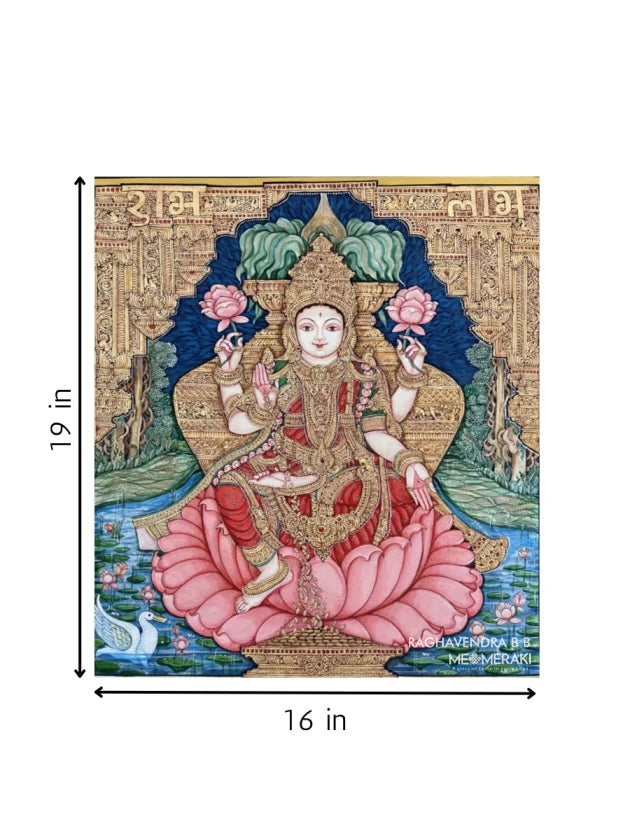 Lakshmi with Kalash In Mysore by Raghavendra B B