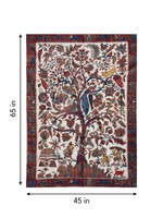 Life in Village: Lush Flora and Fauna in Machlipatnam Kalamkari by Varun Kumar Pitchuka