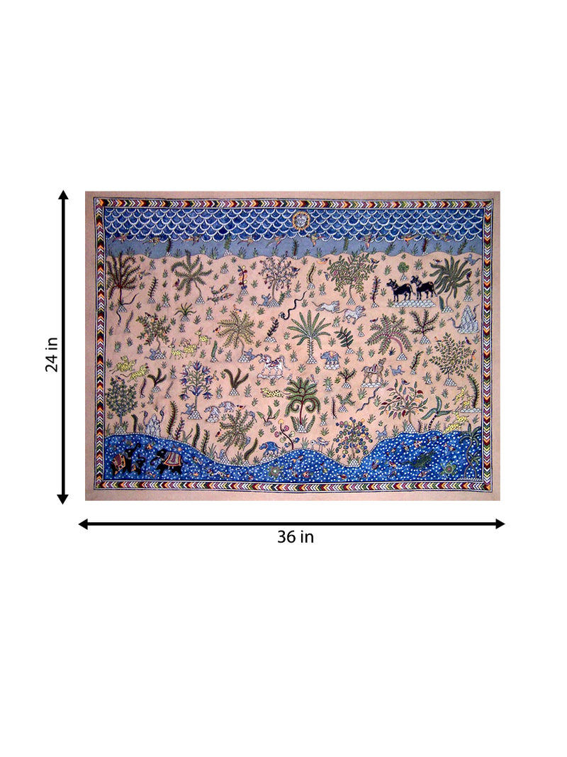 Life in the Desert in Mata ni Pachedi by Vasant Manubhai Chitara