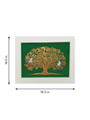 Life's Canopy: Tree with Monkeys and Birds in Phad by Kalyan Joshi