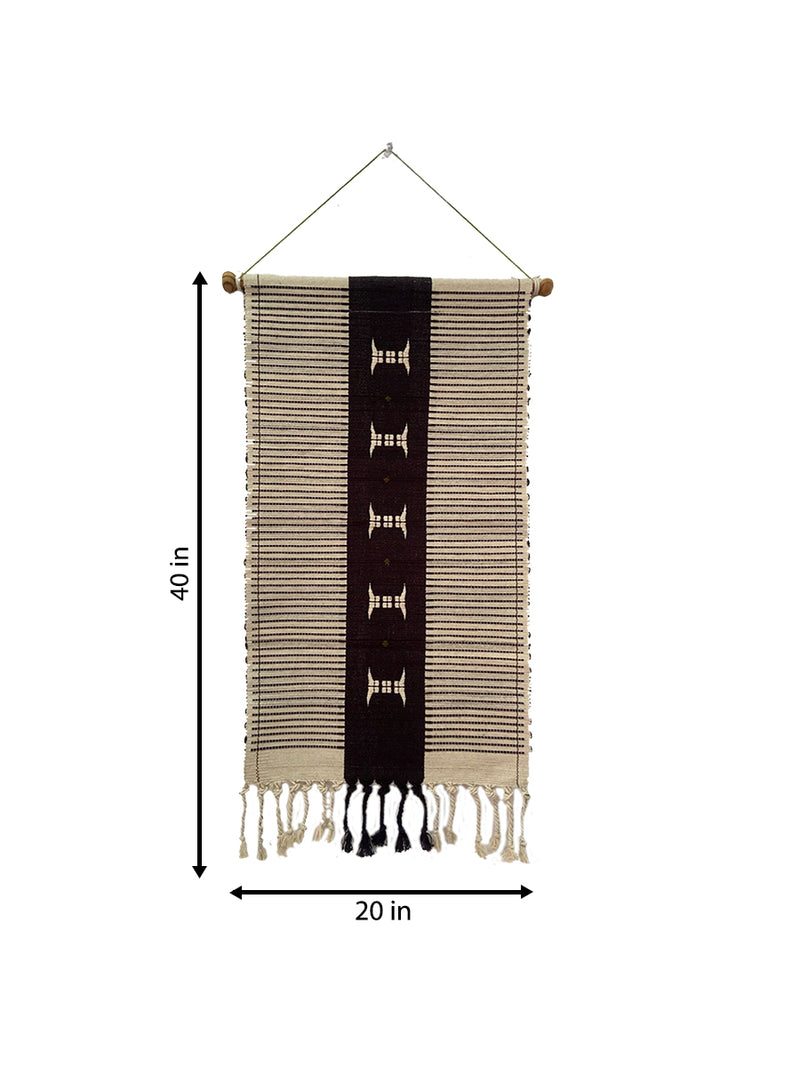 Loin Loom Naga Textile in Contemporary Wall Hanging by Antaran