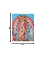 Lord Buddha with Devotees in Kalighat by Hasir Chitrakar