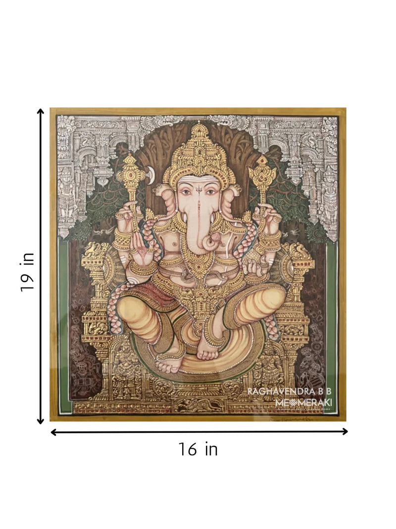 Lord Ganesha In Mysore by Raghavendra B B