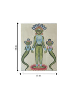 Lord Mahavir Swami (Jain God) in Kalighat by Hasir Chitrakar