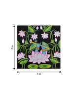 Lotus Bloom Melody: Lord Krishna's Flute in Pichwai by Dinesh Soni