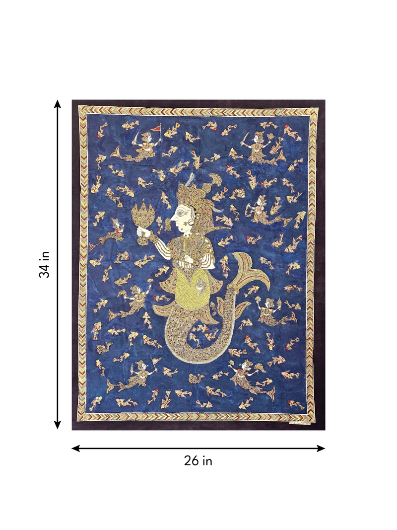 Machhi Mata in Mata ni Pachedi by Vasant Manubhai Chittara 