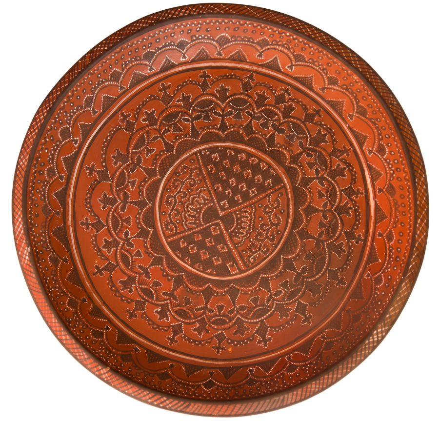 Mandala Plate in Khavda Pottery by Abdul Kumbhar Thumbnail