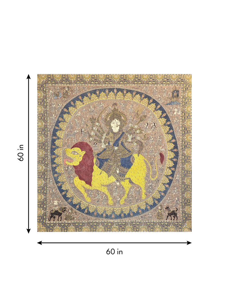 Meghadambar: Durga in Mata ni Pachedi by Vasant Manubhai Chittara