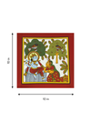 Melodious Enchantment: Lord Krishna and Radha in Phad by Kalyan Joshi