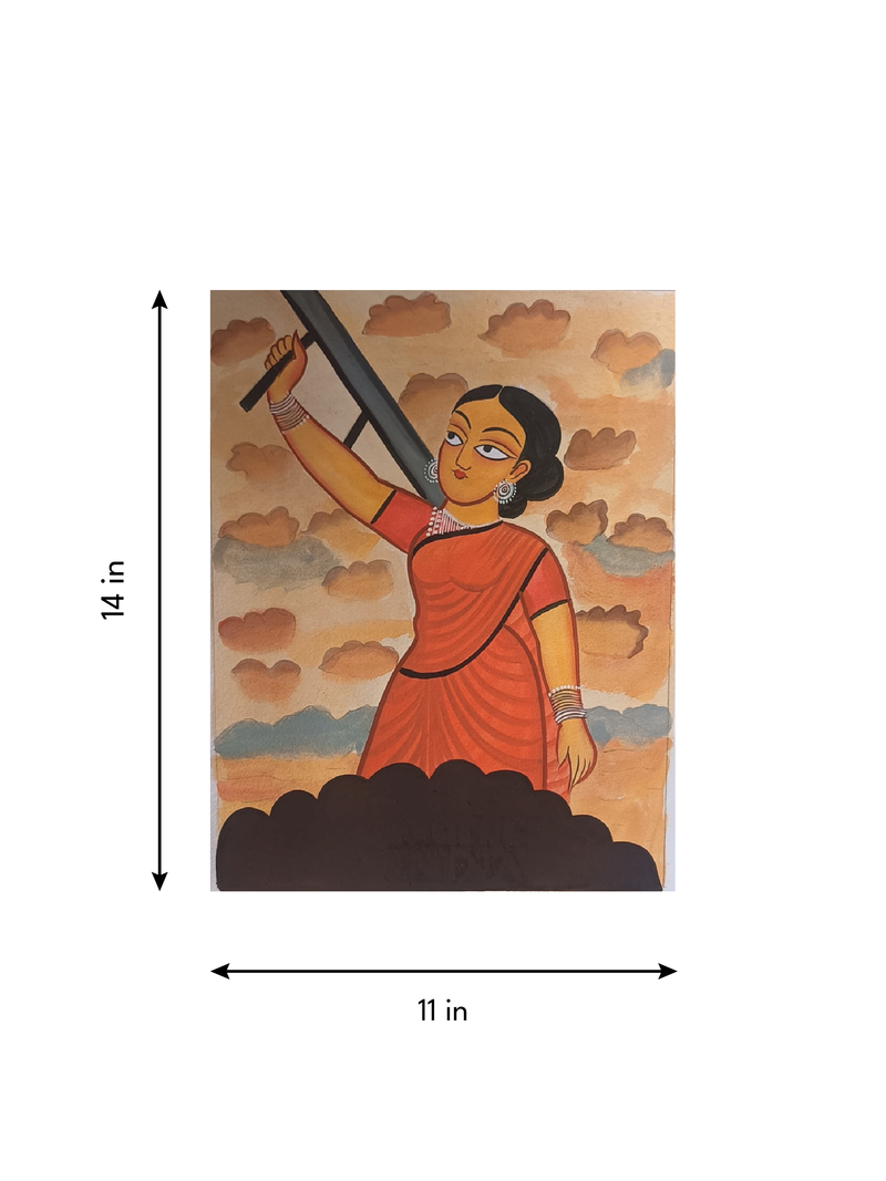 Mother India in Kalighat by Sonali Chitrakar