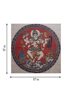 Natraja: The Lord of Dance in Kalamkari by Siva Reddy