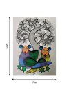 Pair of Owls under the tree in Gond by Choti Tekam