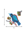 Perching Bird in Gond By Kailash Pradhan