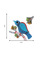Perching Bird in Gond By Kailash Pradhan