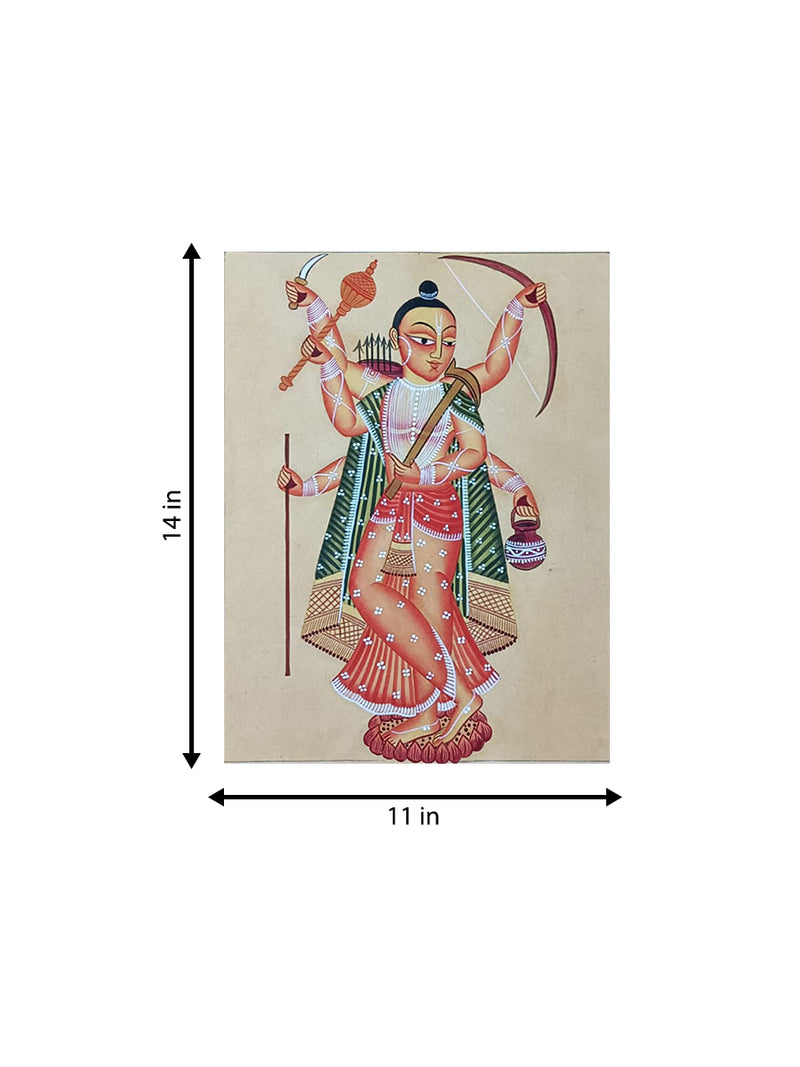 Ram Krishna Mahaprabhu Avatar in Kalighat by Hasir Chitrakar 