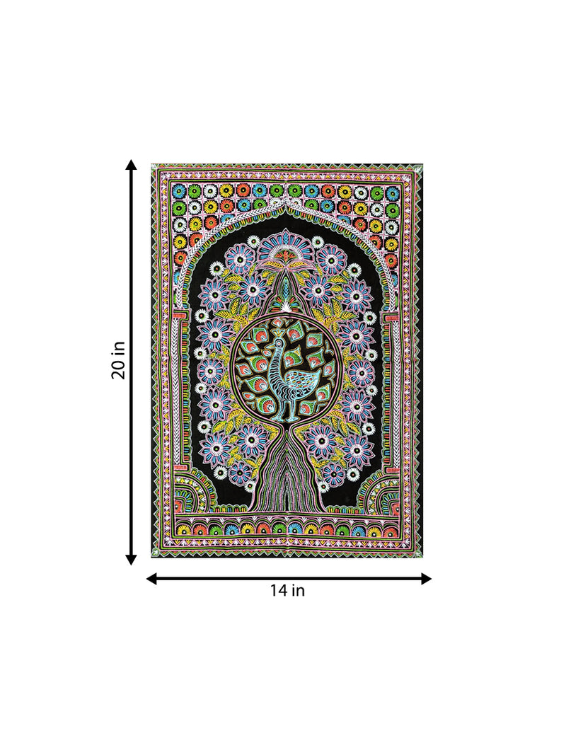  Rogan art of tree on cloth