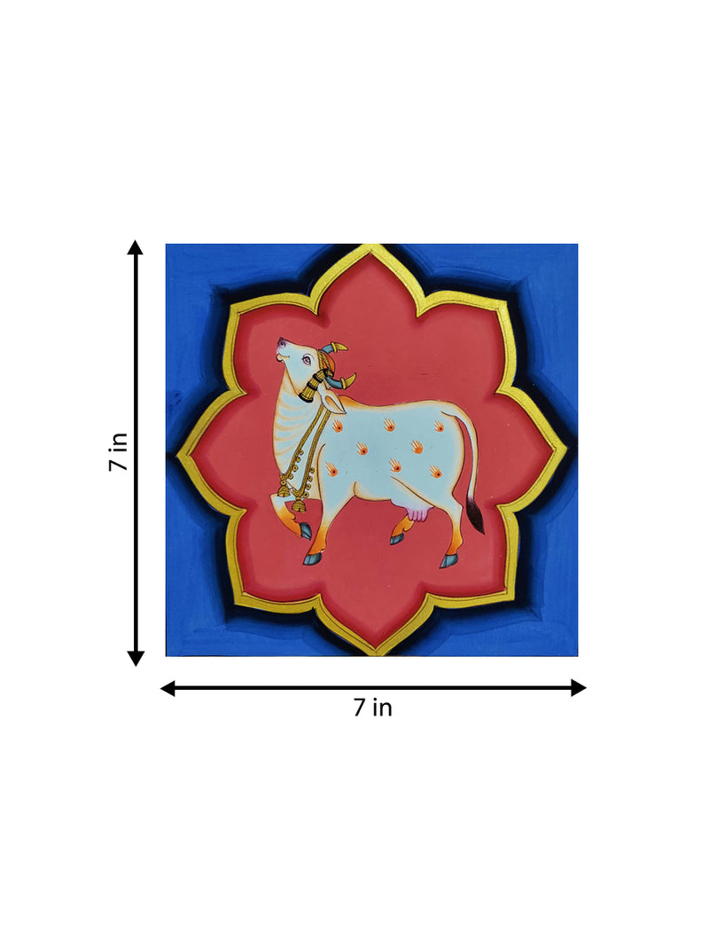 Sacred Cow: The Walk of Grace in Pichwai by Dinesh Soni