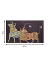 Sacred Dancing Buffaloes in Mata ni Pachedi by Vasant Manubhai Chittara 