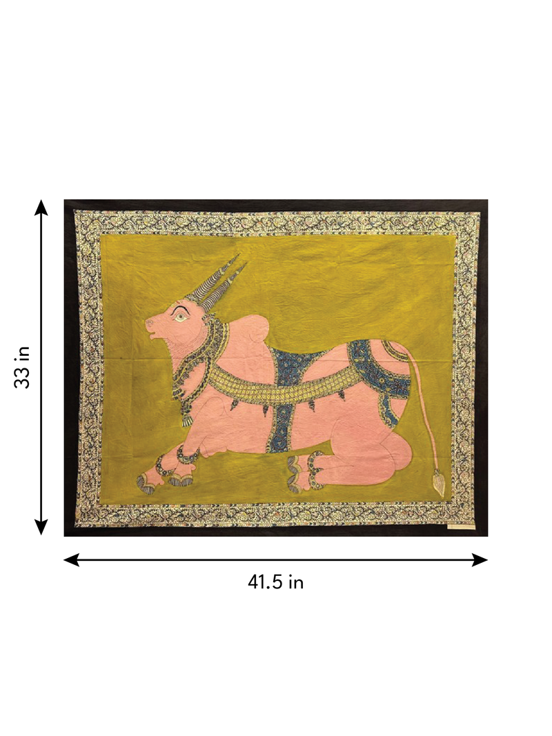 Sagat Mata's Mount: The Divine Bull in Mata ni Pachedi by Sanjay Chittara