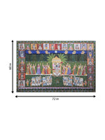 Sharad Purnima: Shrinathji's Cosmic Leela in Pichwai painting by Shehzaad Ali Sherani