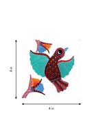 Soaring Grace: A Bird's Flight in Gond by Kailash Pradhan