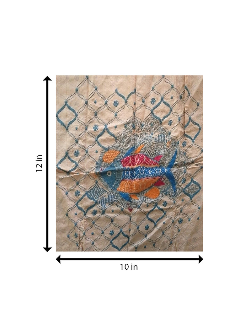 The Aquatic Life in Kantha by Mahamaya Sikdar